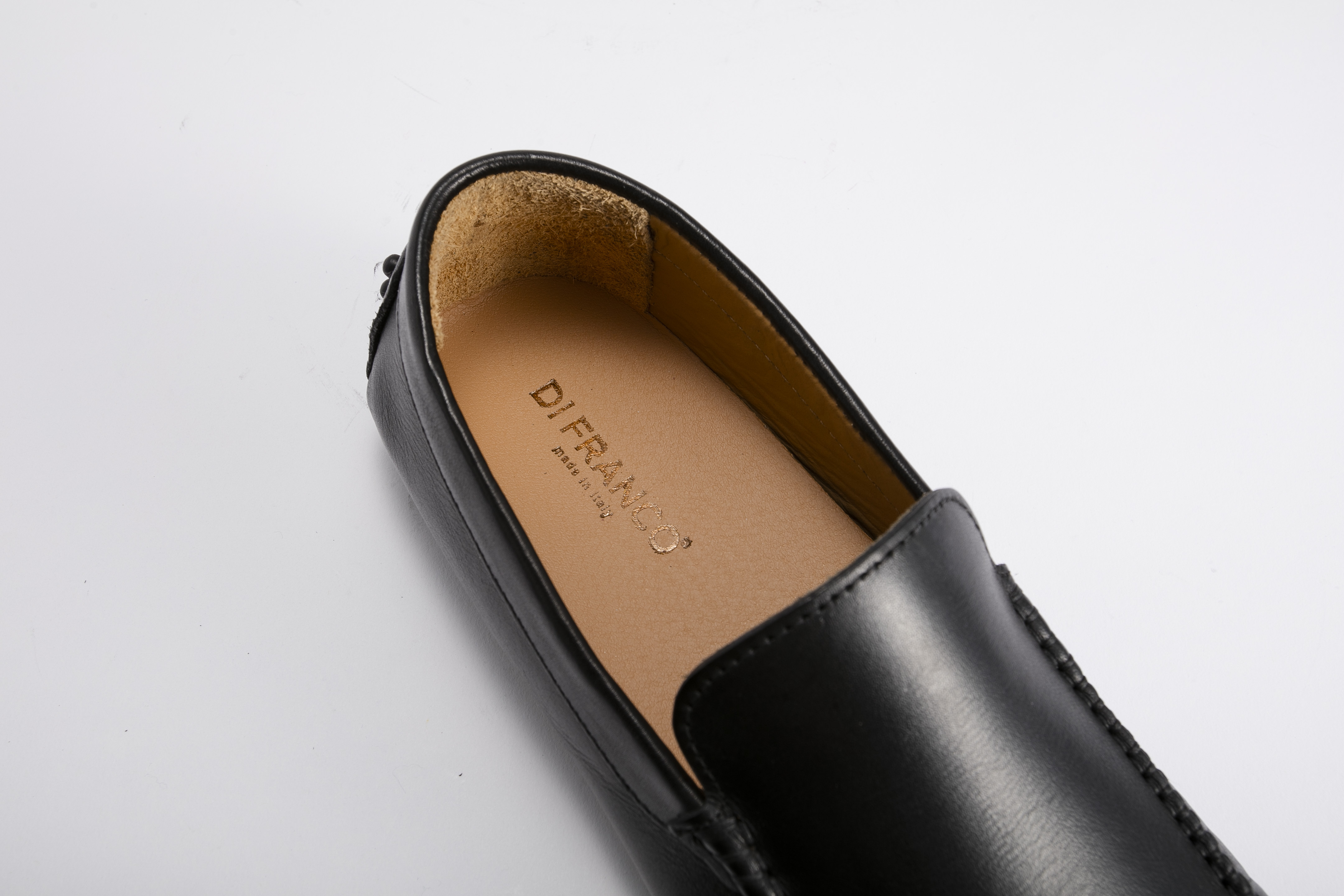 Di Franco - 男裝 皮革開車鞋 471-BK