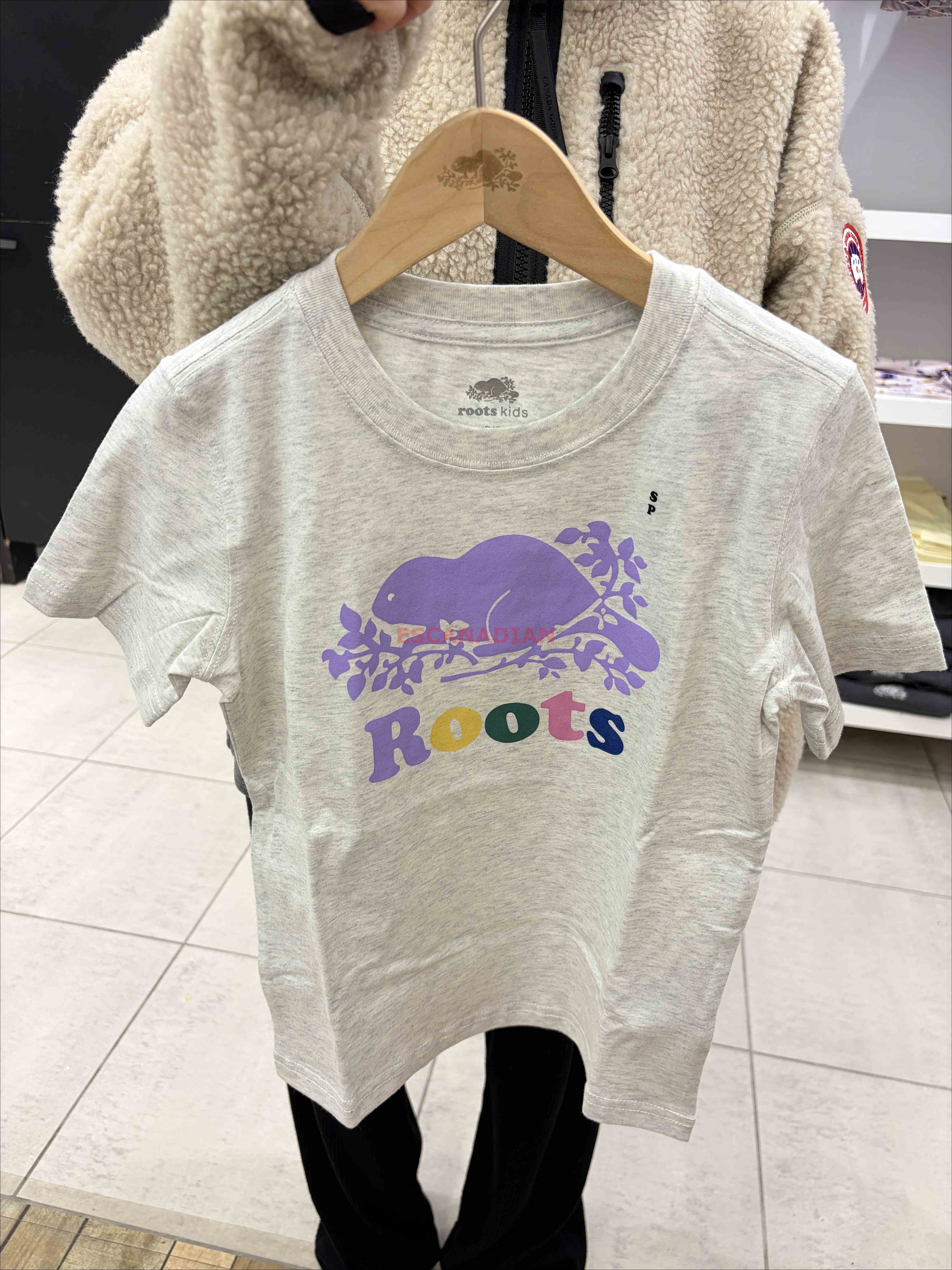 ROOTS 小童 經典海狸 短TEE