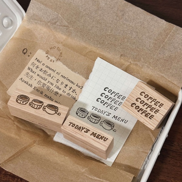 SOM x 小确幸 Coffee & Menu系列印章