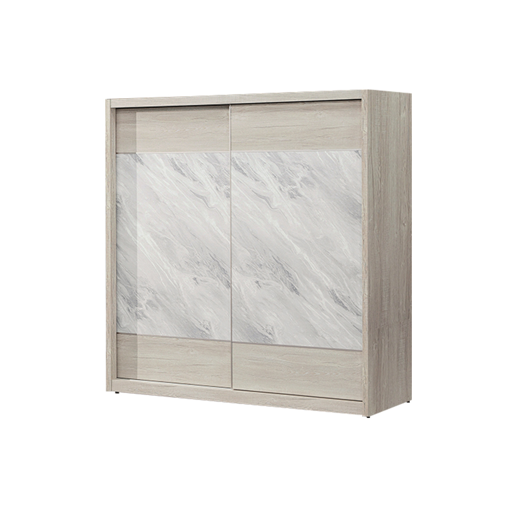 柏蒂家居-歐文6尺推門衣櫃/衣櫥