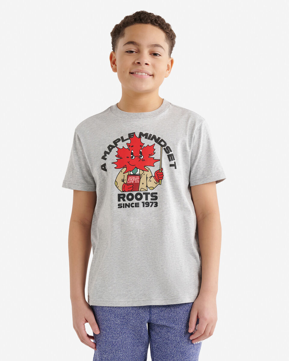 ROOTS 大童 大自然元素系列 圖案 短TEE (2色)