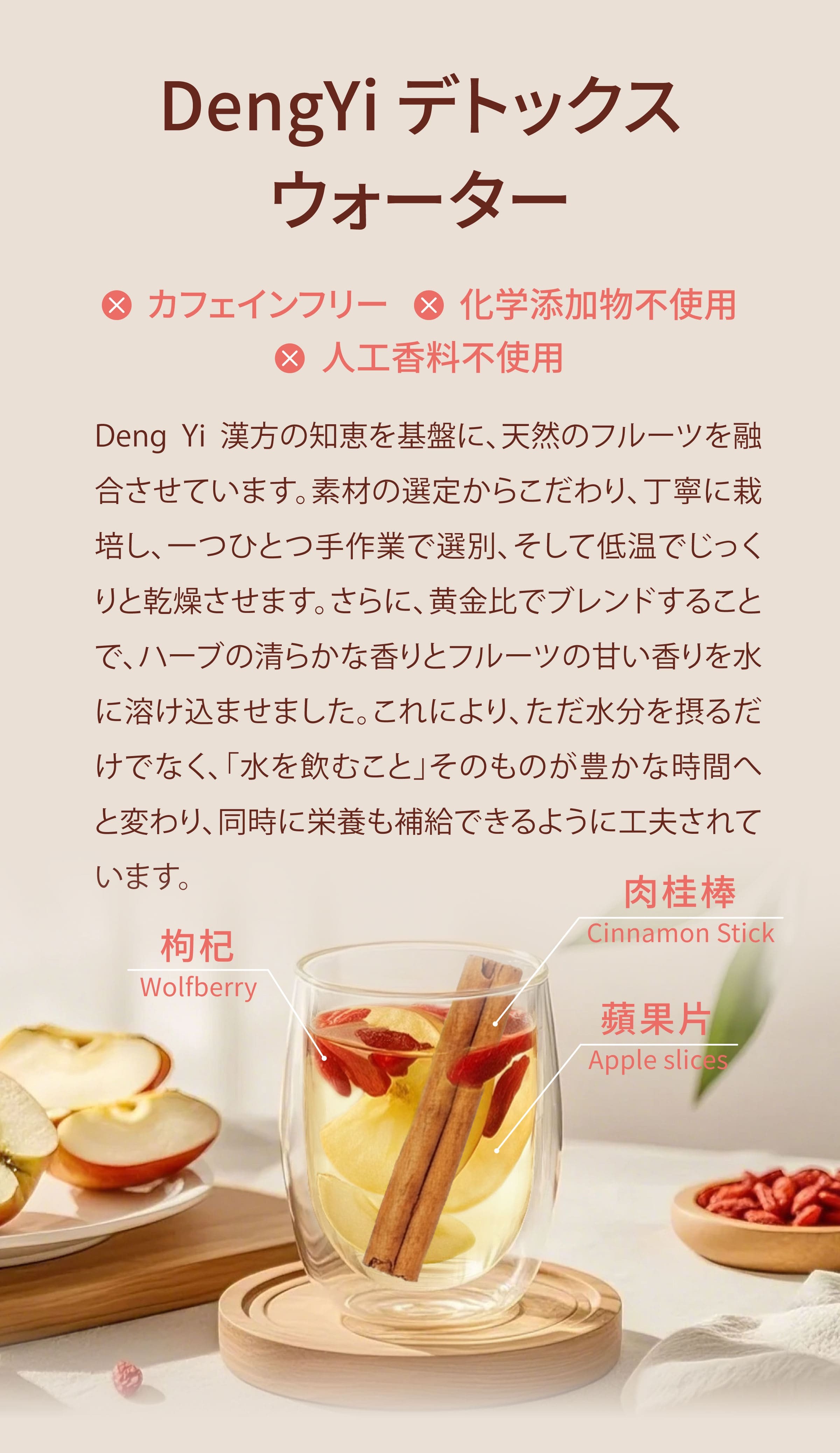 Dengyi デトックスウォーターの紹介