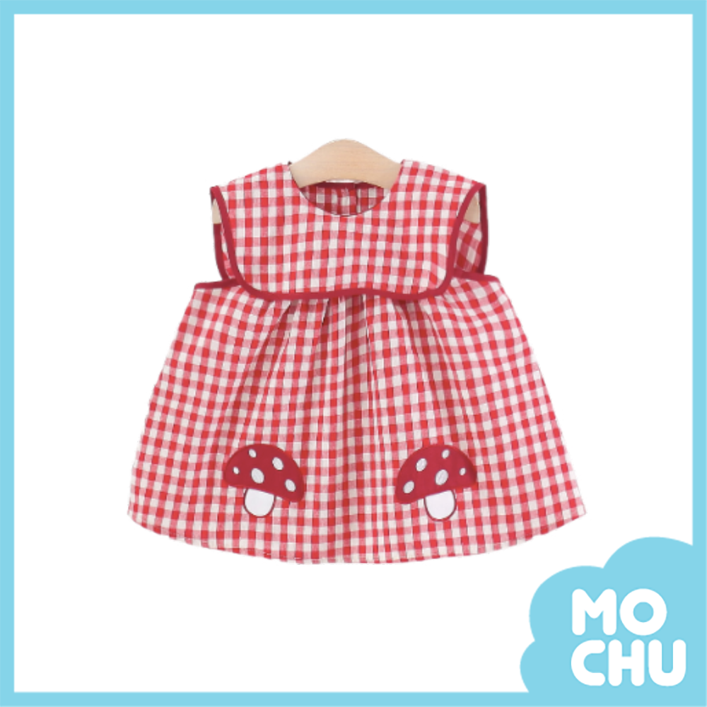 蘑菇格子娃娃領套裝(兩款)