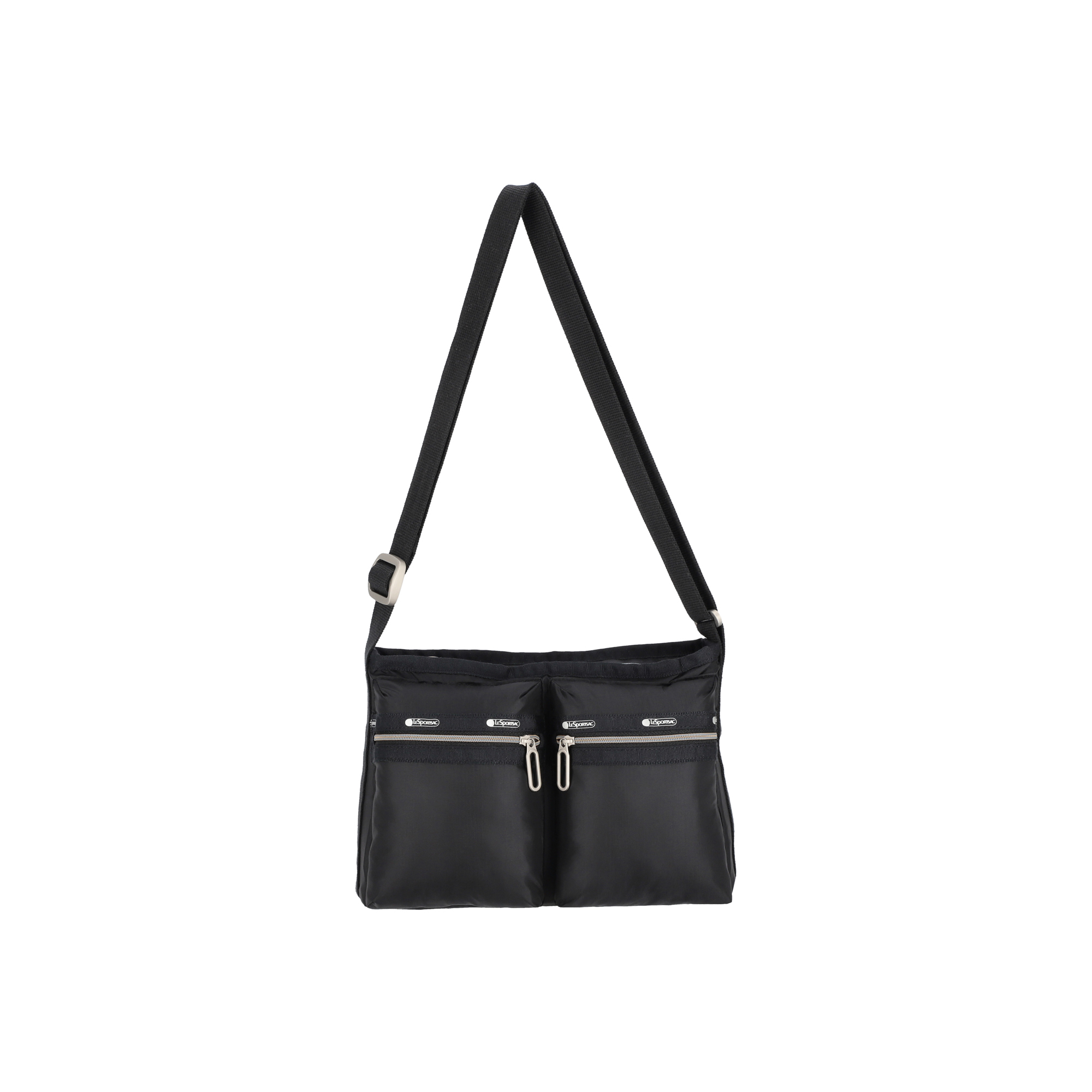 ESSENTIAL 拉鍊斜挎包(BLACK C)