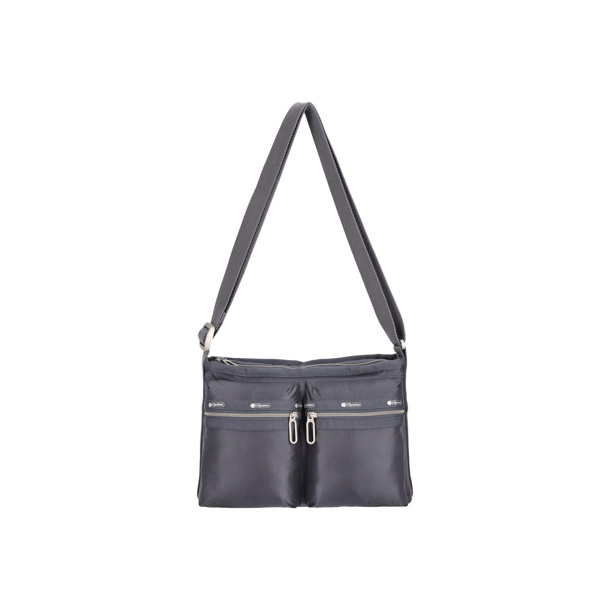 ESSENTIAL 拉鍊斜挎包 (SHADOW GREY C)