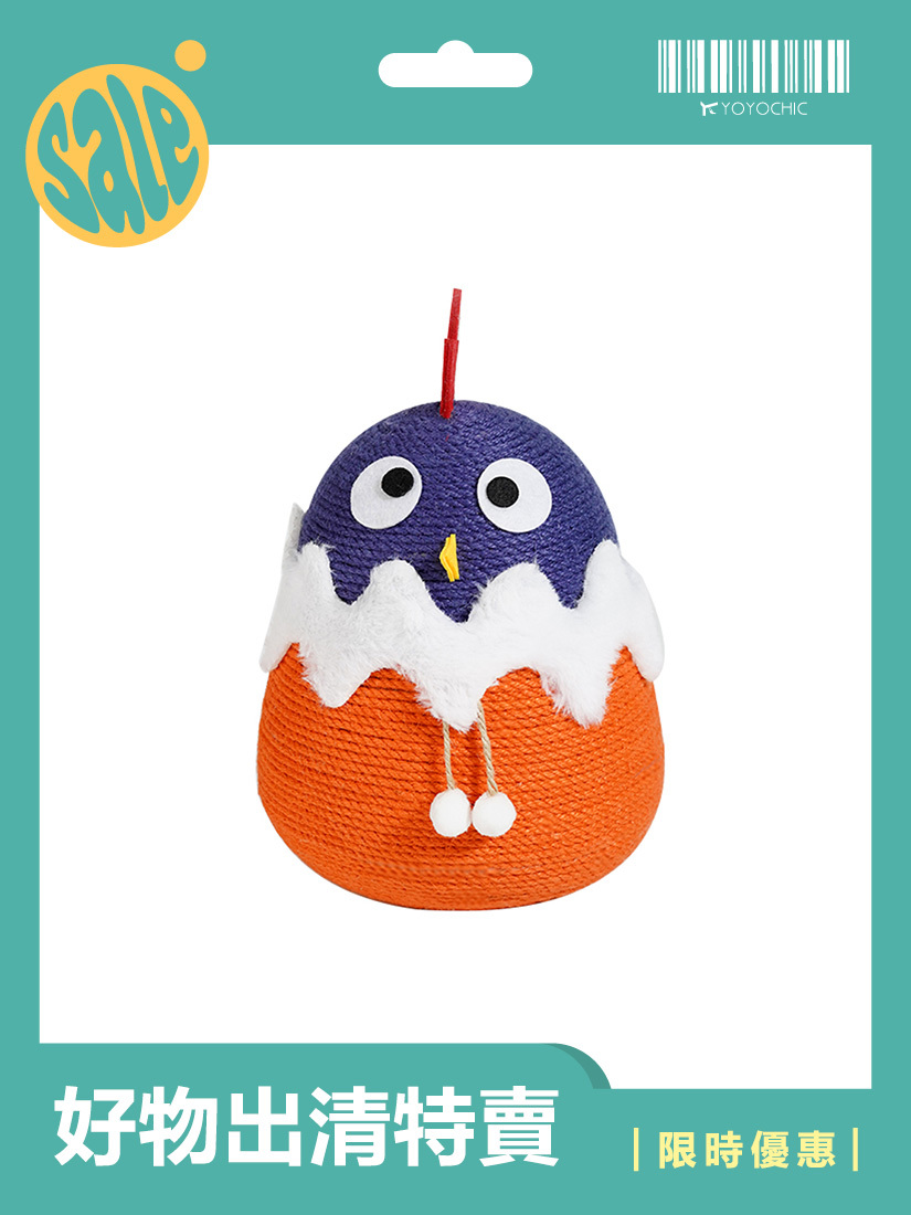 【福利品】喵仙兒-胖胖雞麻繩抓柱