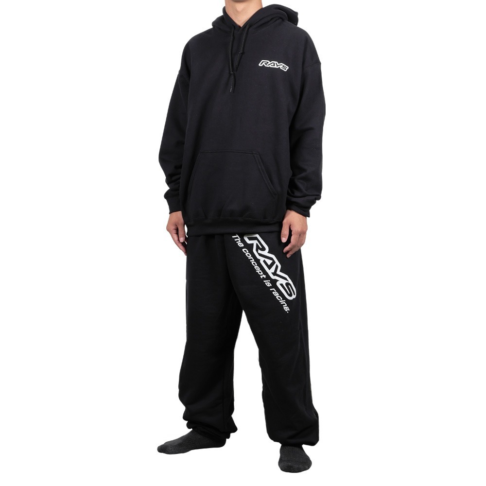 RAYS No.16 帽T 黑色帽T 連帽上衣 基本款 內刷毛