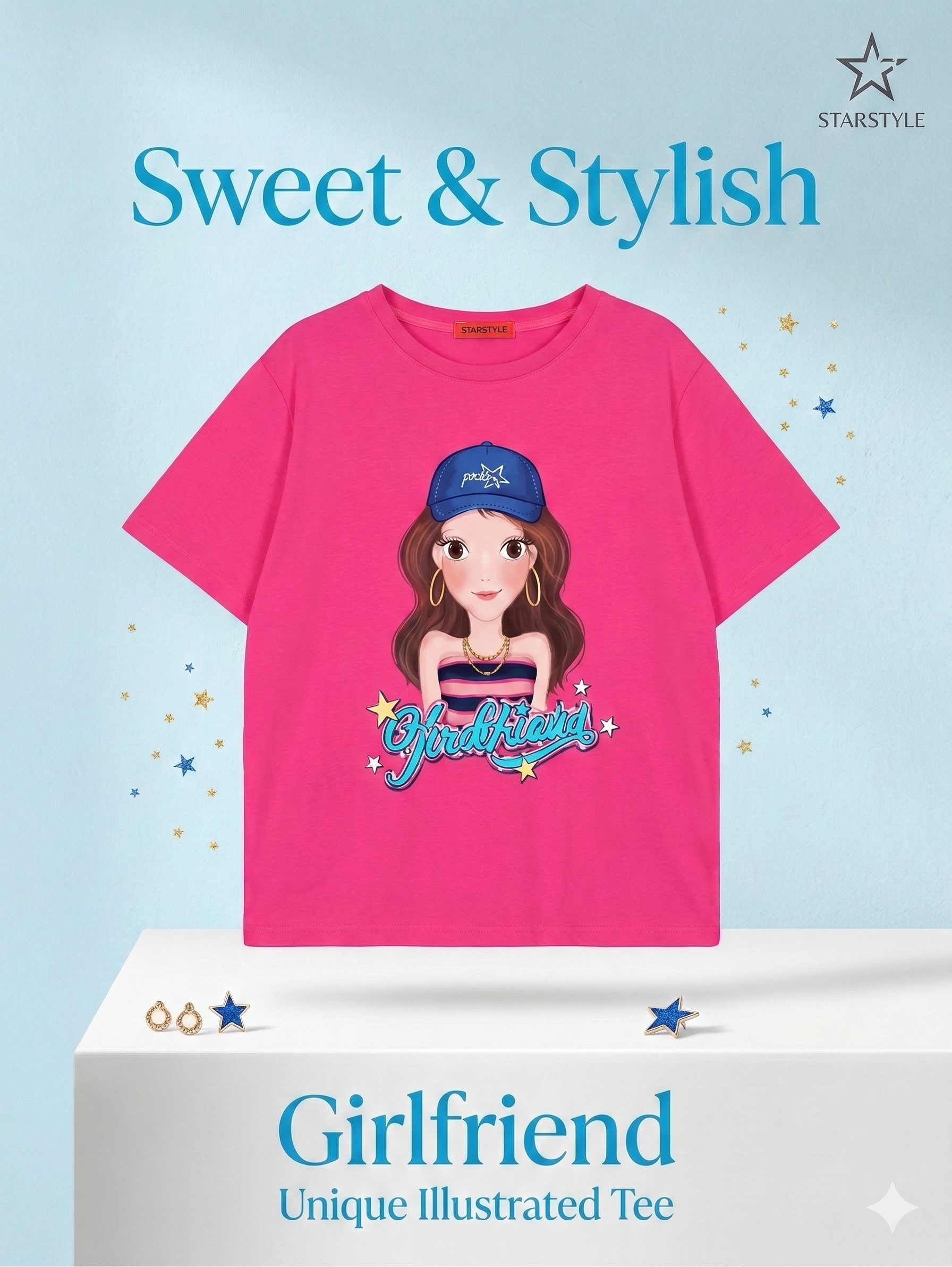 【直播】YOUK SHIM WON LX0305701 短袖上衣 (Free Size)