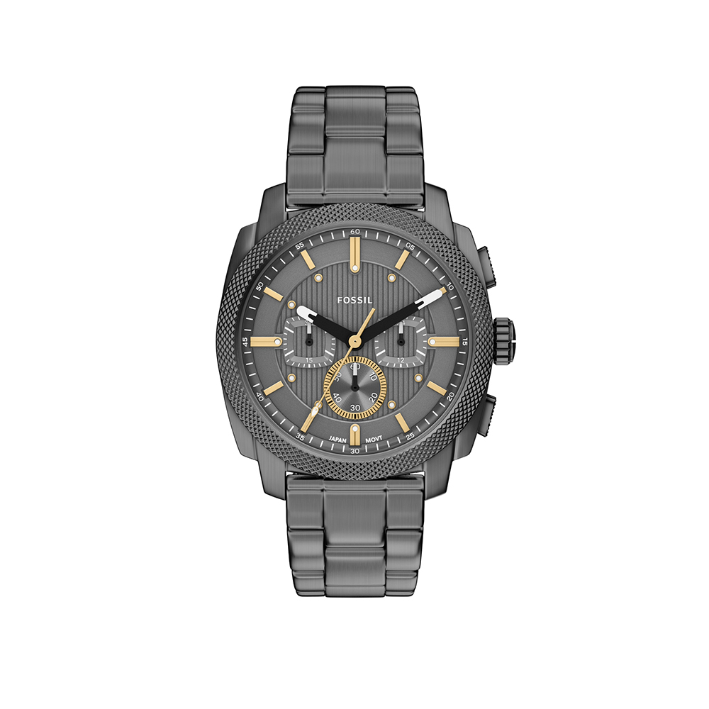 Machine 暗影戰甲男錶 槍灰色不鏽鋼錶帶 44 MM FS6160