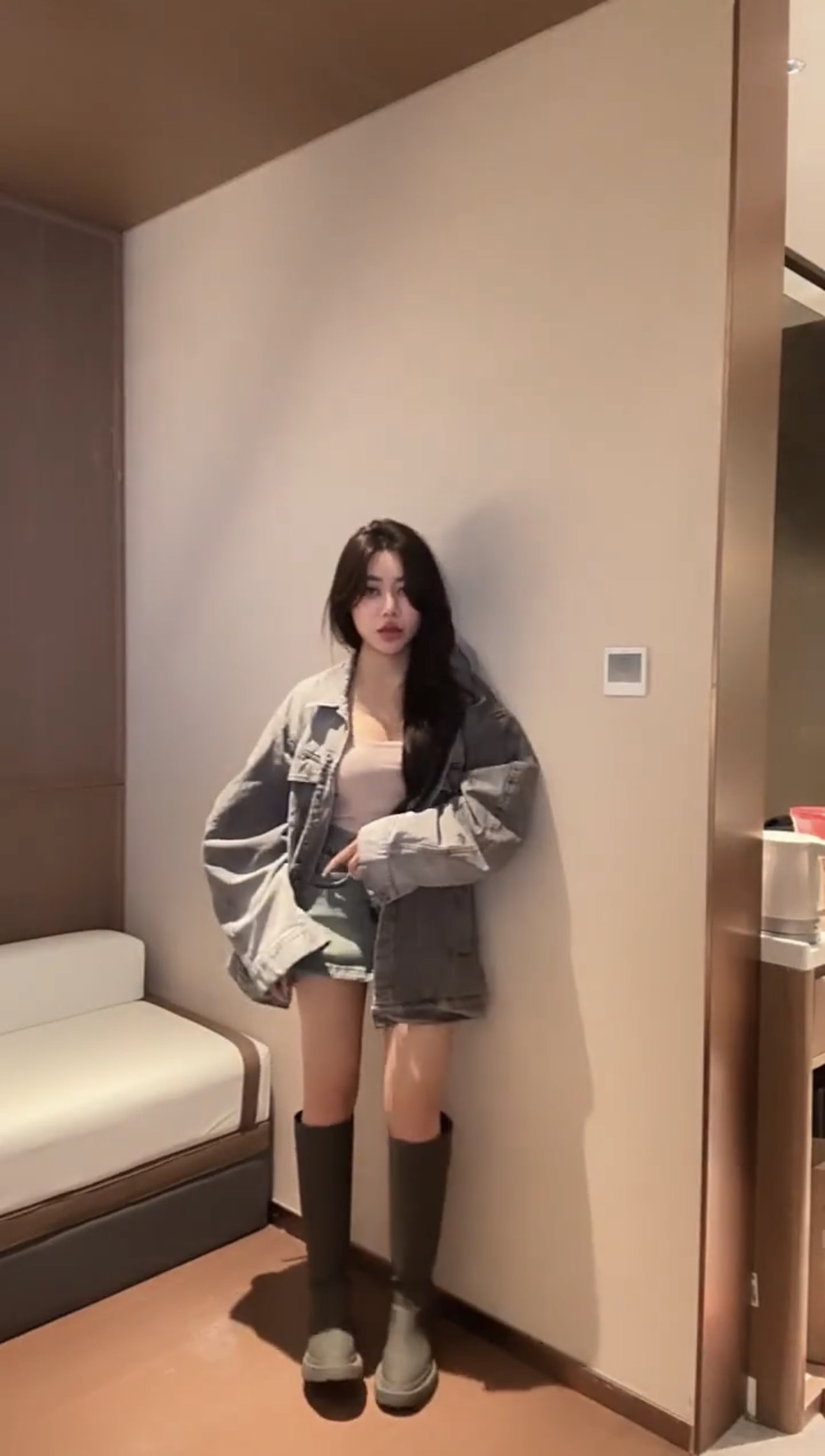 高級水洗灰* 重工款oversize牛仔外套（可遇不可求的美色+版型）