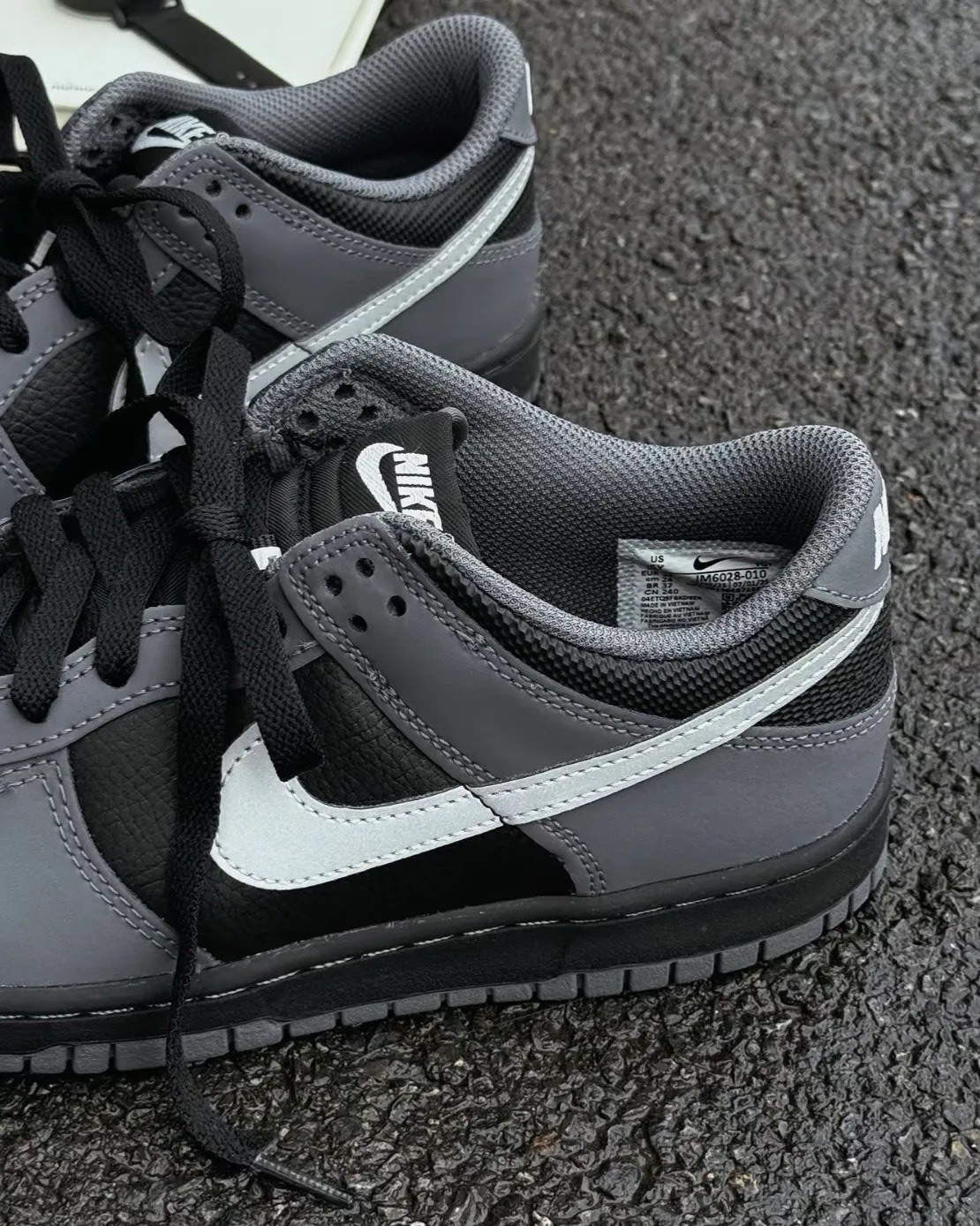 NIKE DUNK LOW GS 狼灰黑