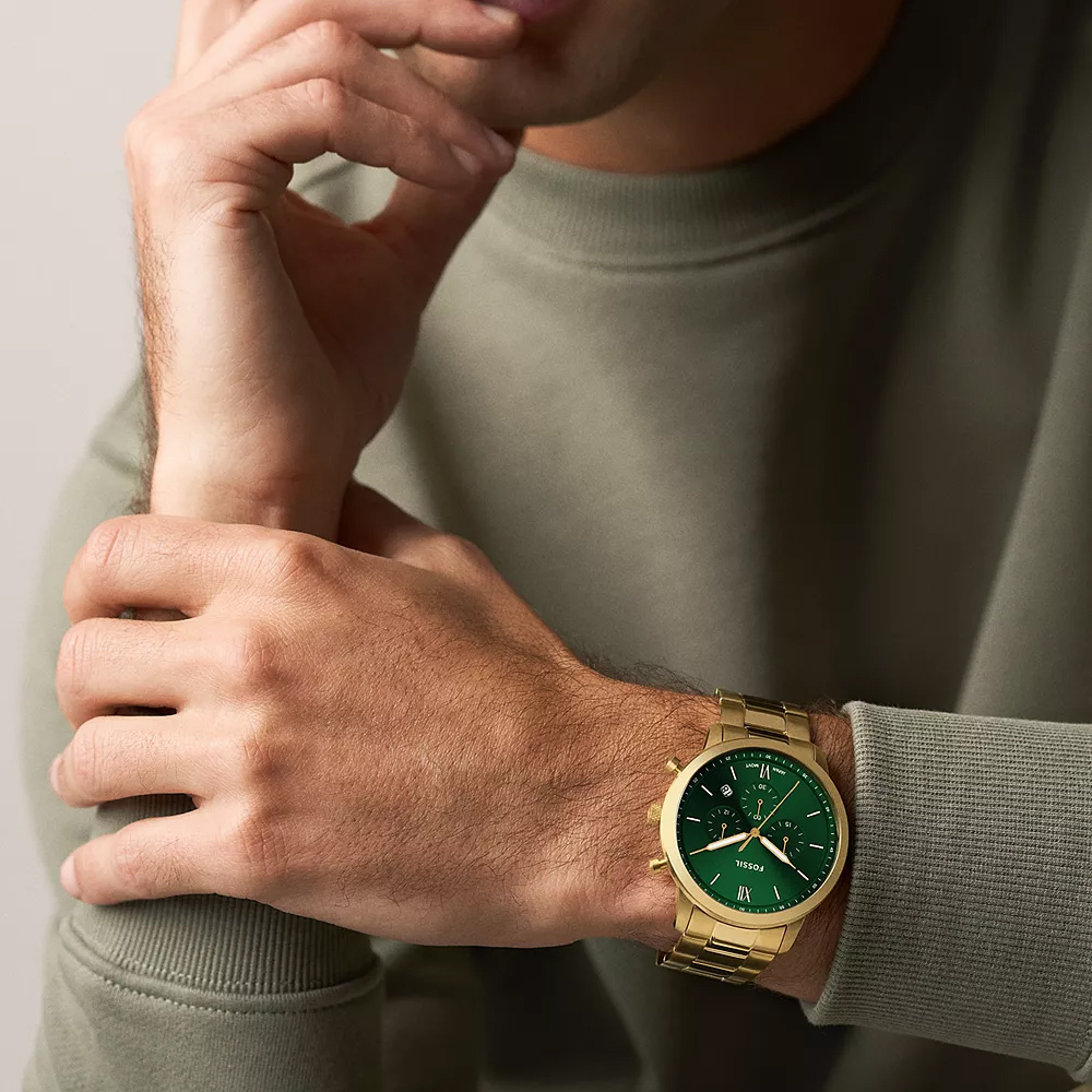 Neutra 新雅仕計時男錶 金色不鏽鋼錶帶 26 MM FS6164