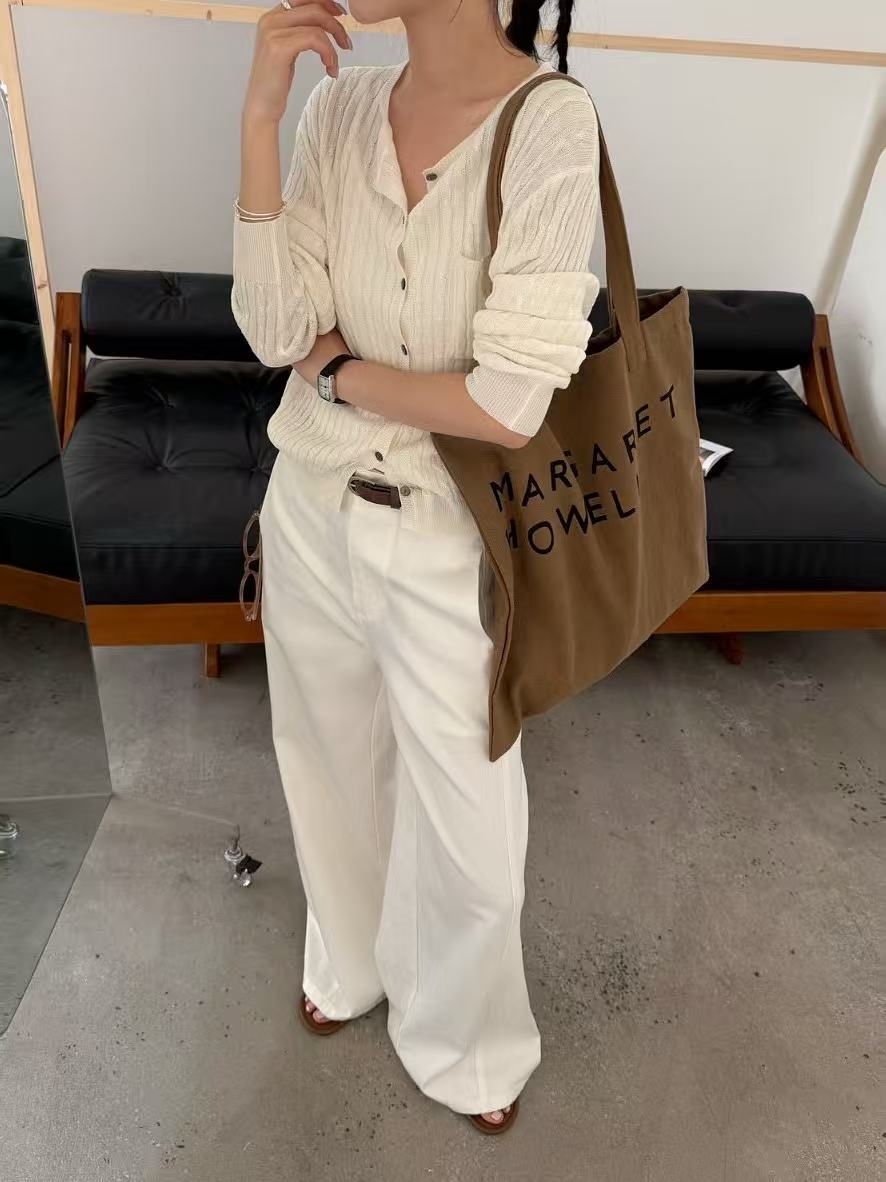 725 簡約天絲直筒休閒長褲