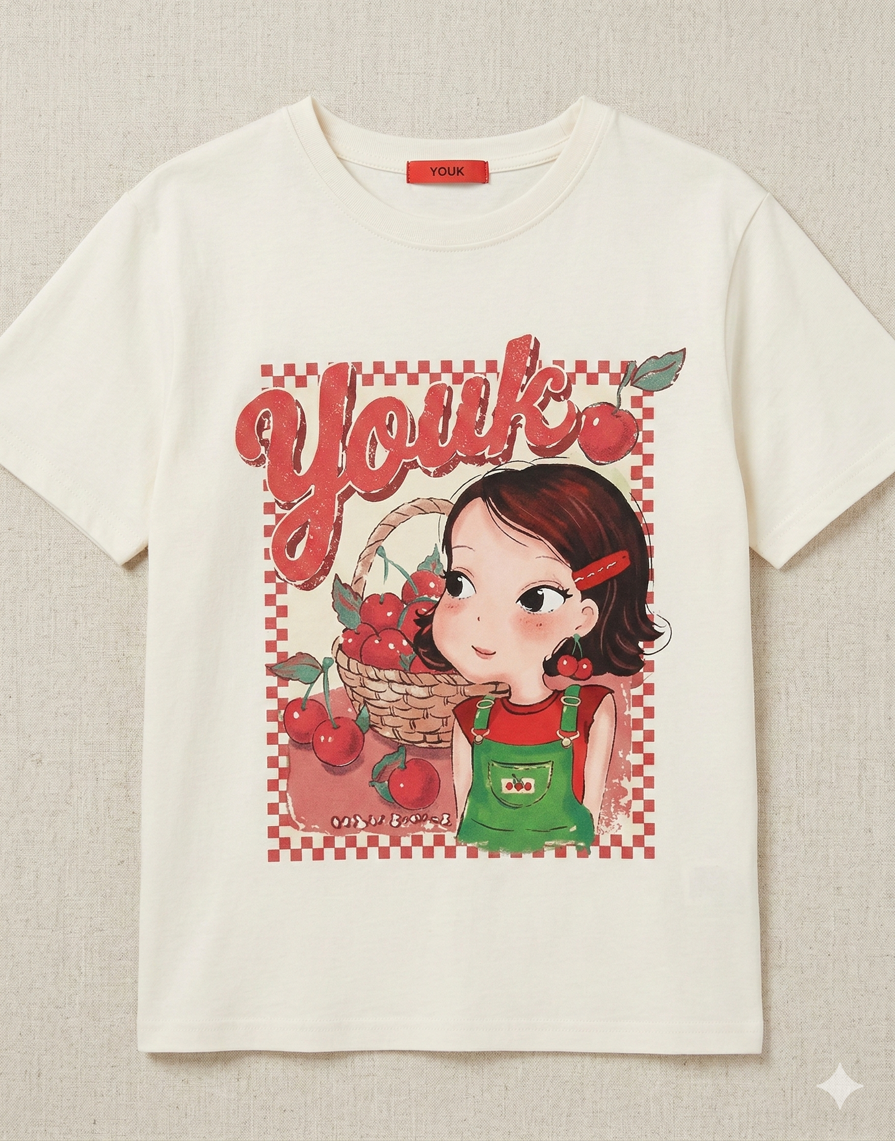 【直播】YOUK SHIM WON LX0305703 短袖上衣 (Free Size)