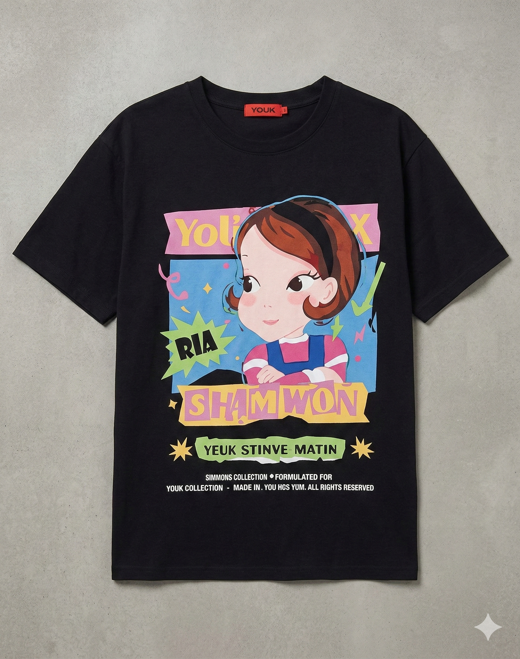 【直播】YOUK SHIM WON LX0305704 短袖上衣 (Free Size)