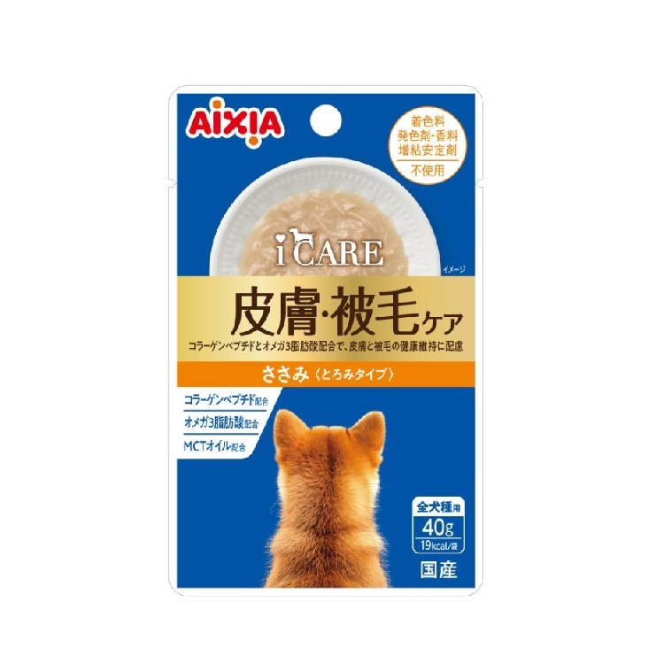 AIXIA i CARE 犬用 皮膚毛髮護理 雞柳濕糧 40g