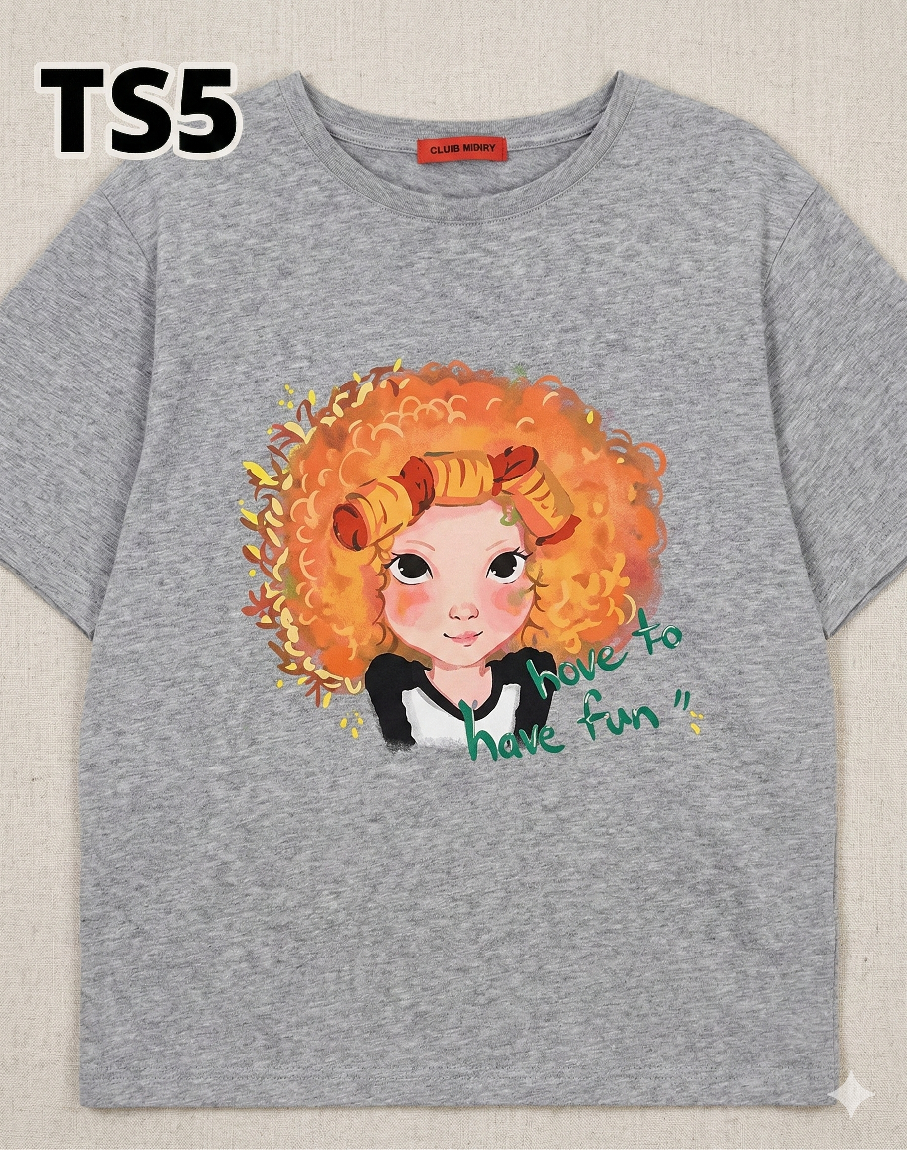 【直播】YOUK SHIM WON LX0305705 短袖上衣 (Free Size)