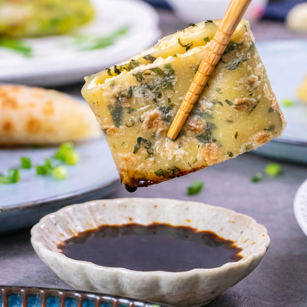 九層塔蛋餅皮10入(純素可食)