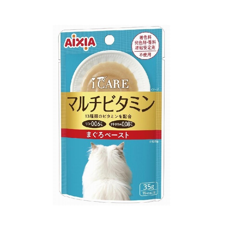Aixia I CARE 貓用 綜合維他命 吞拿魚濕糧 35g