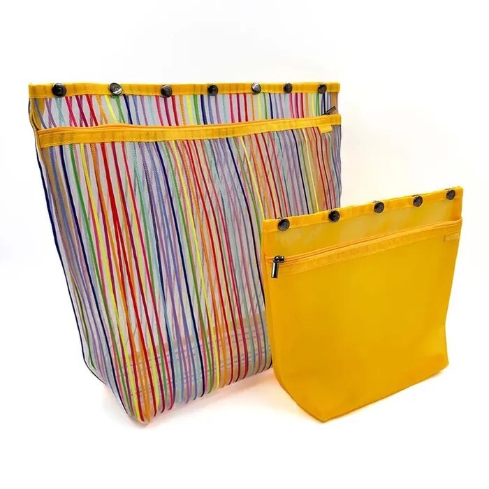 [DellaQ] Oh Snap 按釦彩虹編織袋組XL-L