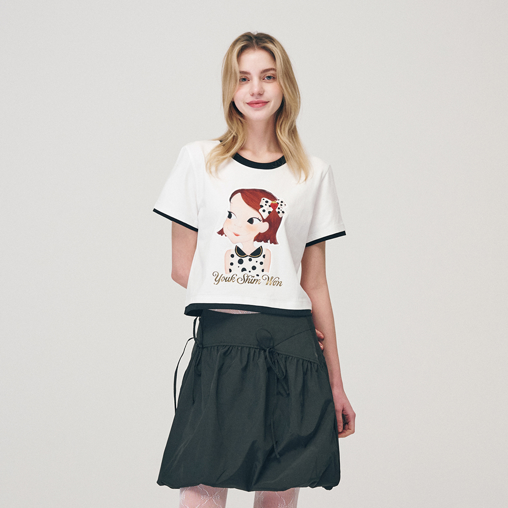 【直播】YOUK SHIM WON LX0305706 短款上衣 (Free Size)