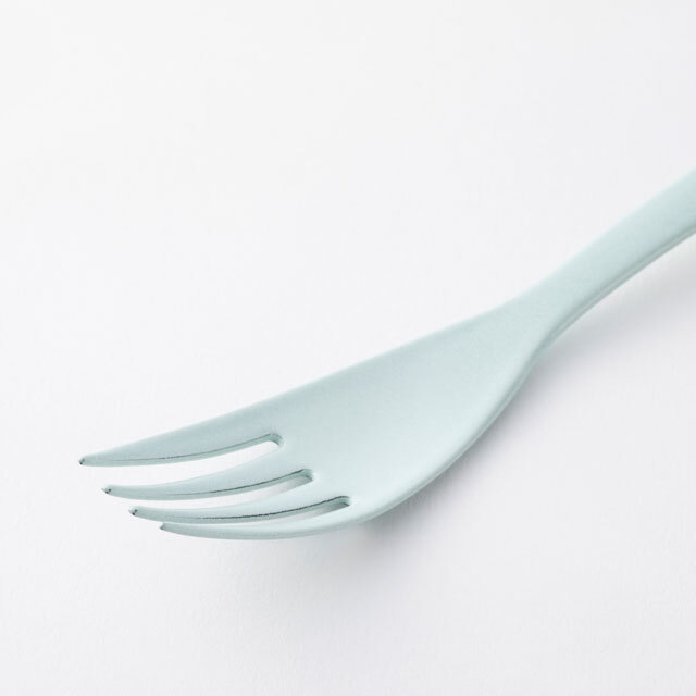 中川政七商店 - 滑順琺瑯叉 / 大 / 青瓷