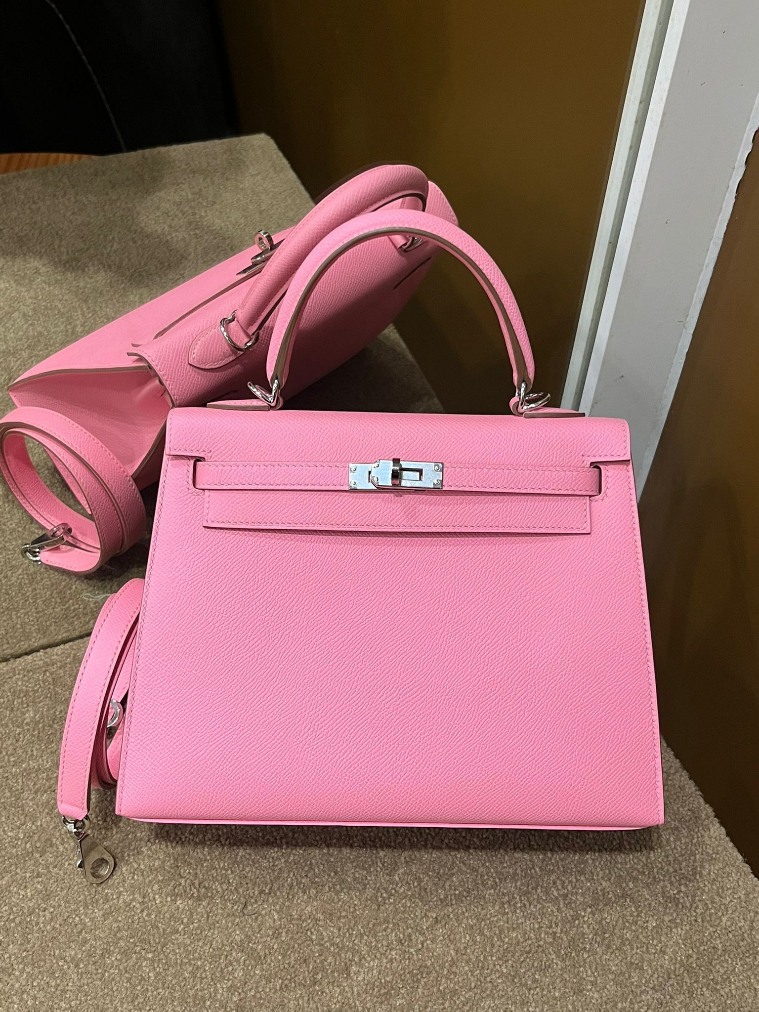 Kelly 25 1Q rose confetti ck epsom Y (二手99%new)
