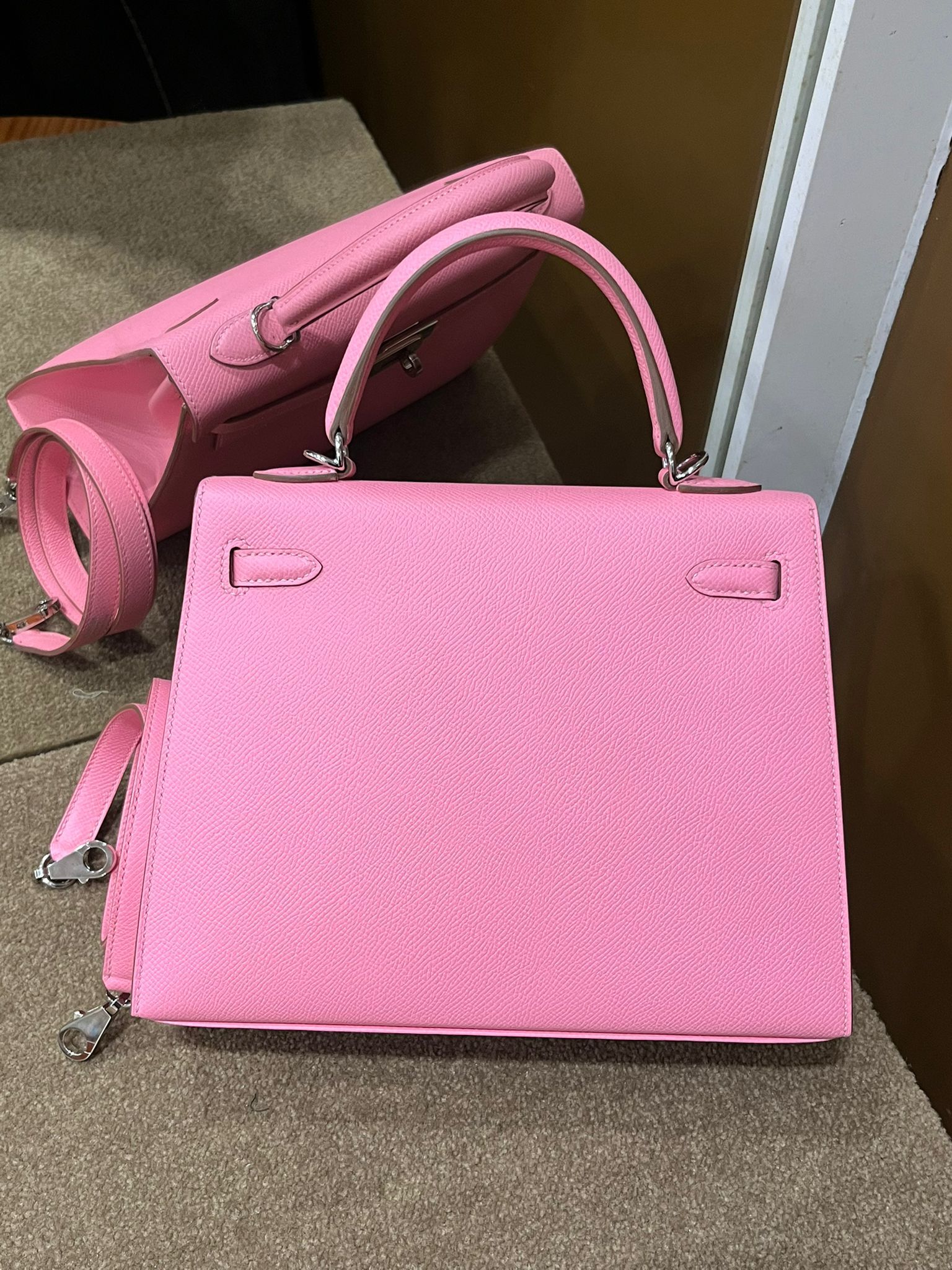 Kelly 25 1Q rose confetti ck epsom Y (二手99%new)