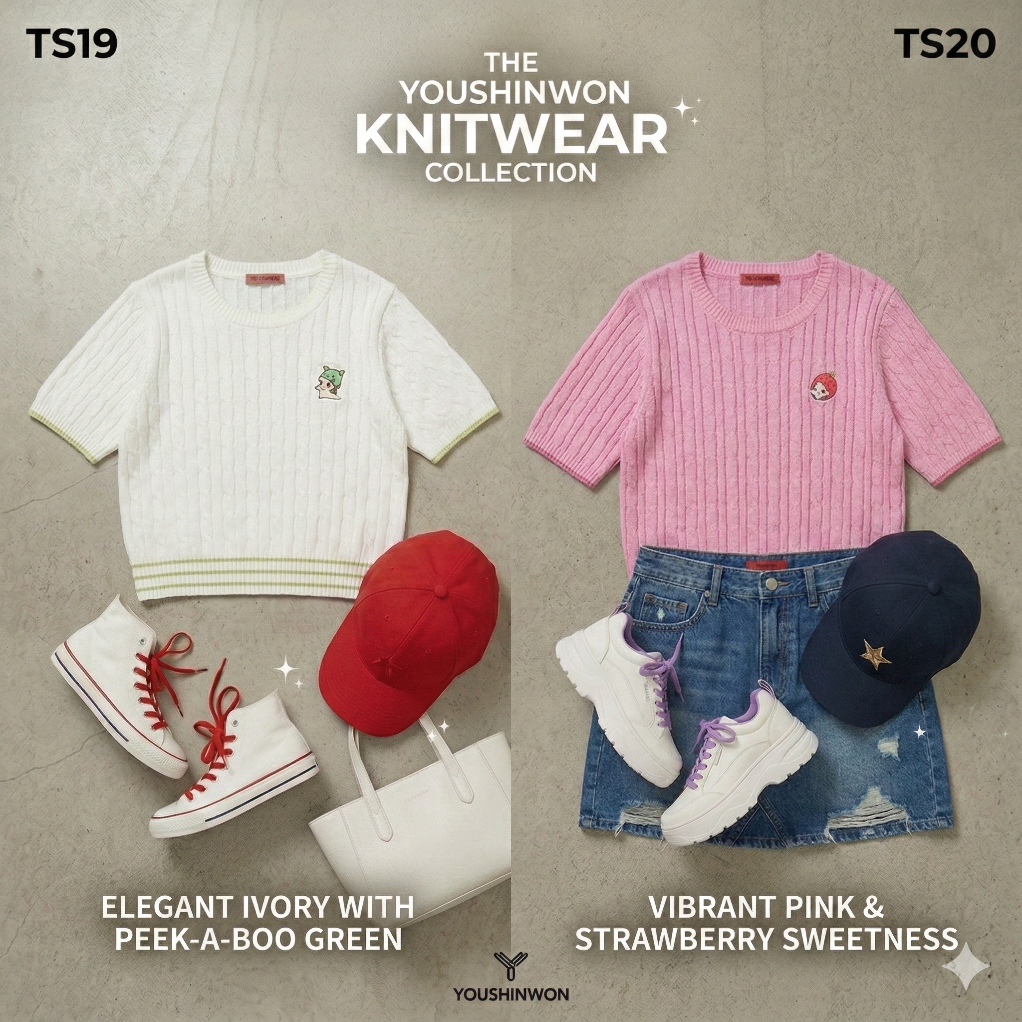 【直播】YOUK SHIM WON LX0305715 針織上衣 (Free Size)