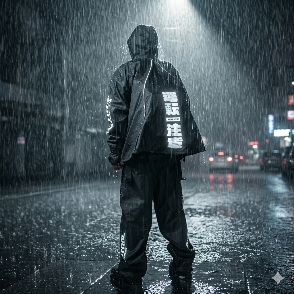 XCTRL X BAOGANI 聯名兩件式多功能雨衣