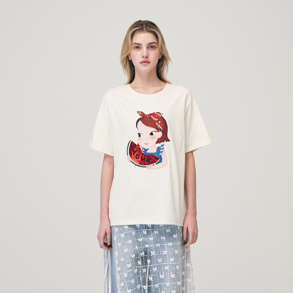 【直播】YOUK SHIM WON LX0305717 短款上衣 (Free Size)