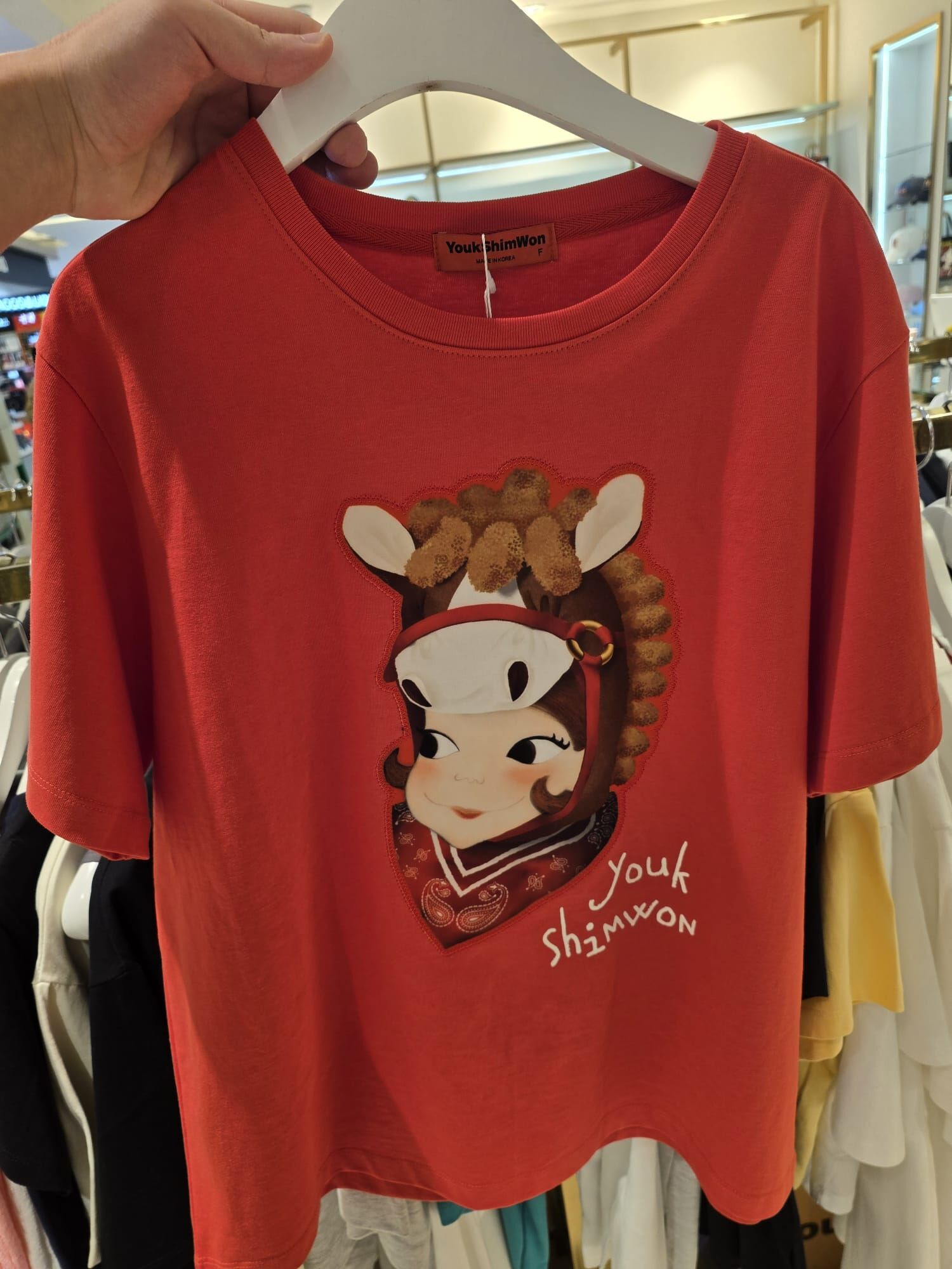 【直播】YOUK SHIM WON LX030543 短袖上衣(free size)