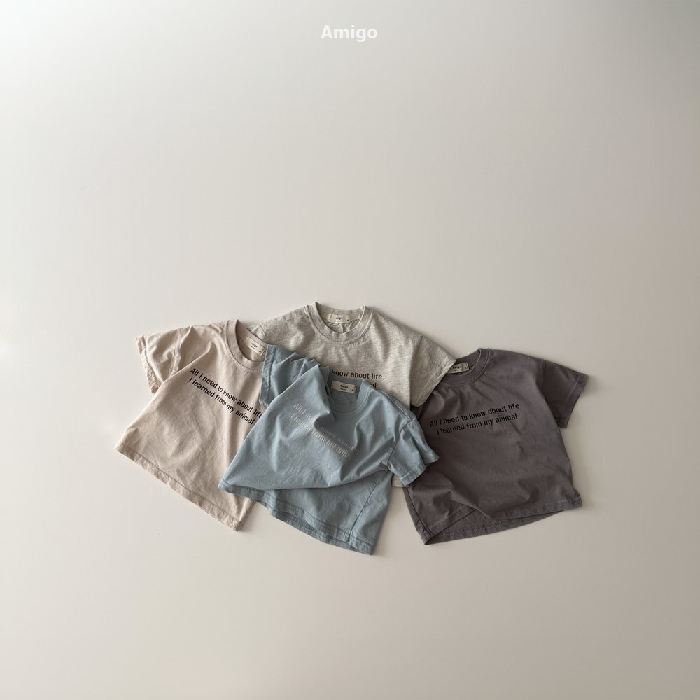 韓國🇰🇷Amigo 法式短袖T恤(XS-XL)