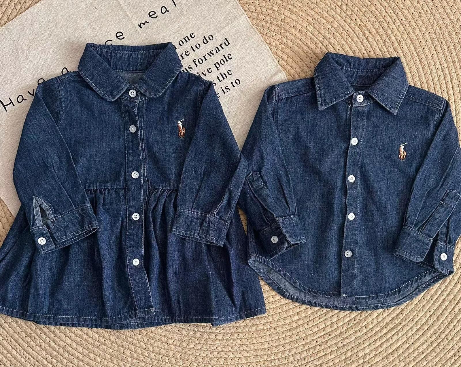 廠單 polo親子刺繡長袖