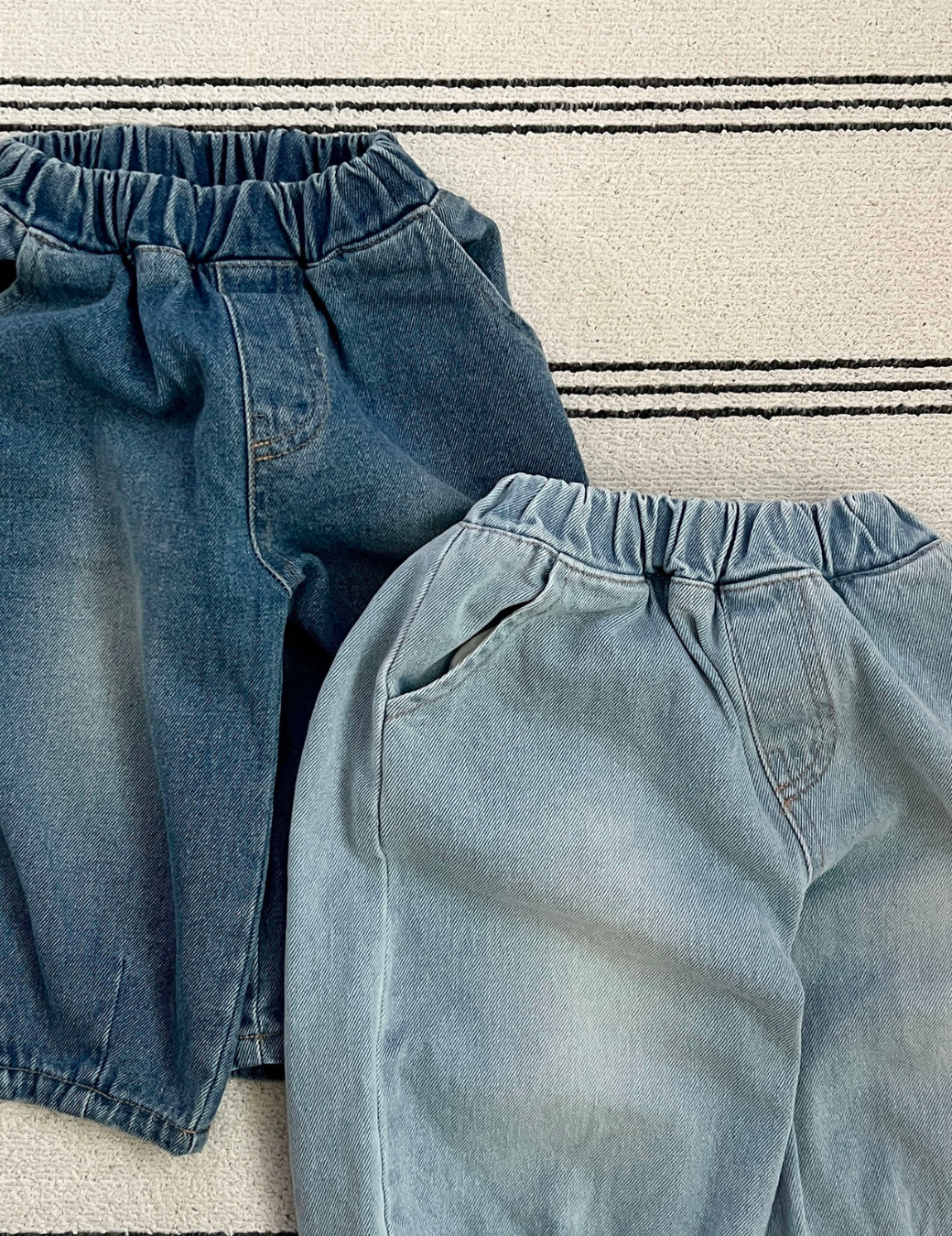 經典刷白牛仔褲