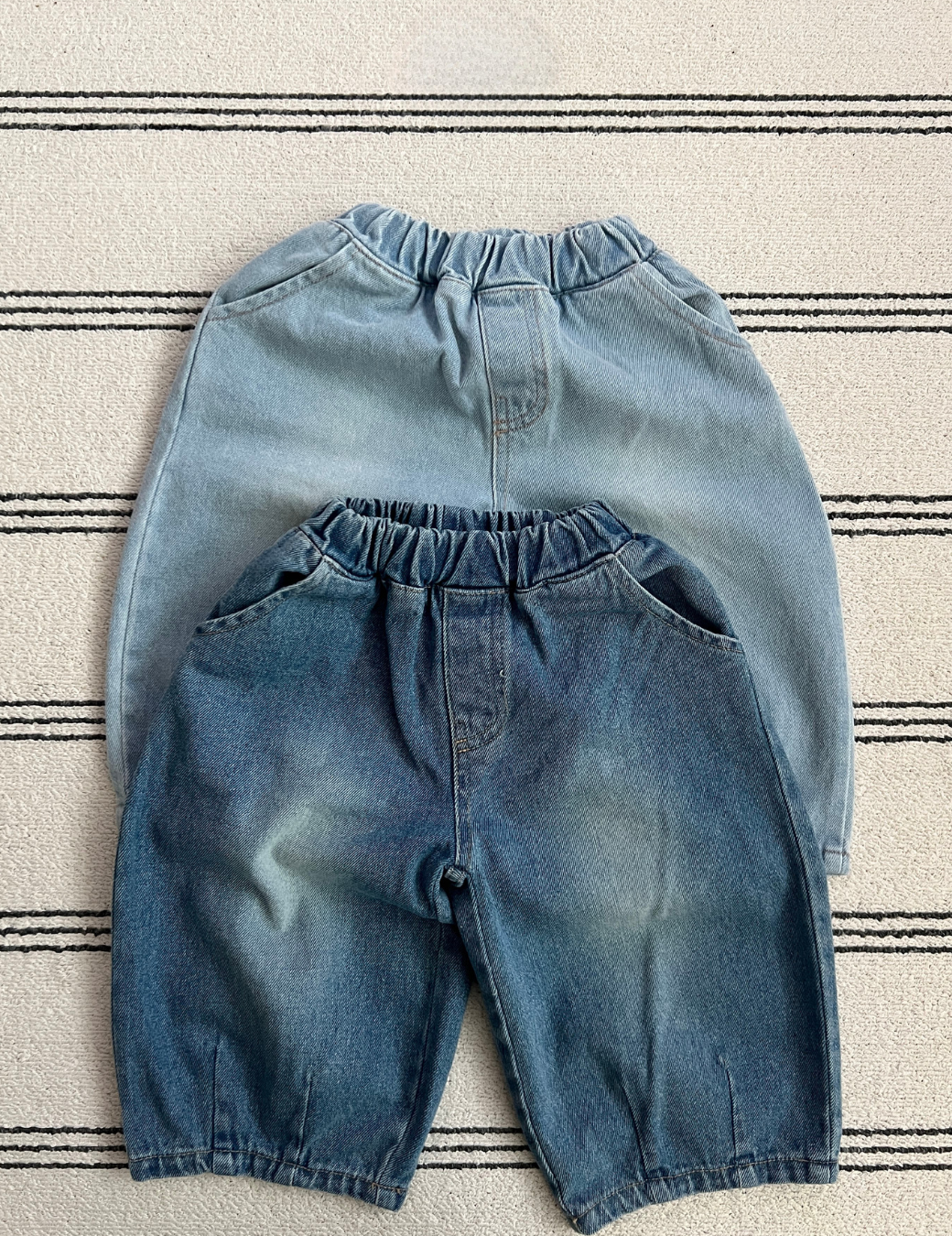 經典刷白牛仔褲