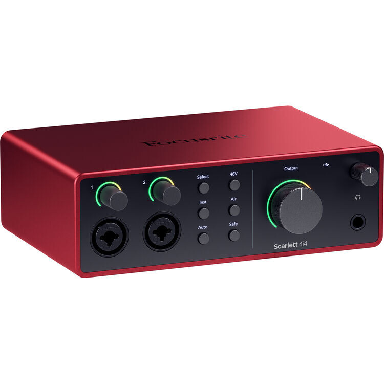 Focusrite Scarlett 4I4 4th Gen USB-C Audio Interface 錄音介面