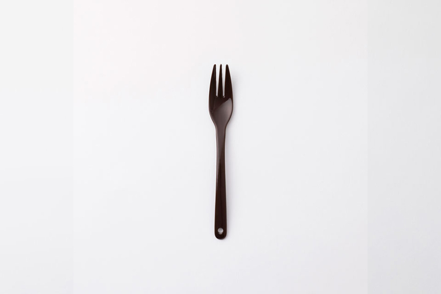 中川政七商店 - 滑順琺瑯叉 / 小 / 焦茶