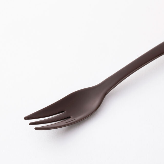 中川政七商店 - 滑順琺瑯叉 / 小 / 焦茶