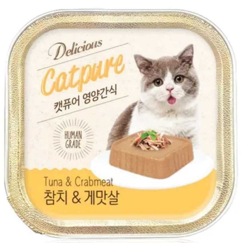 韓國 貓純 Cat Pure 無穀物餐盒貓罐頭 100g