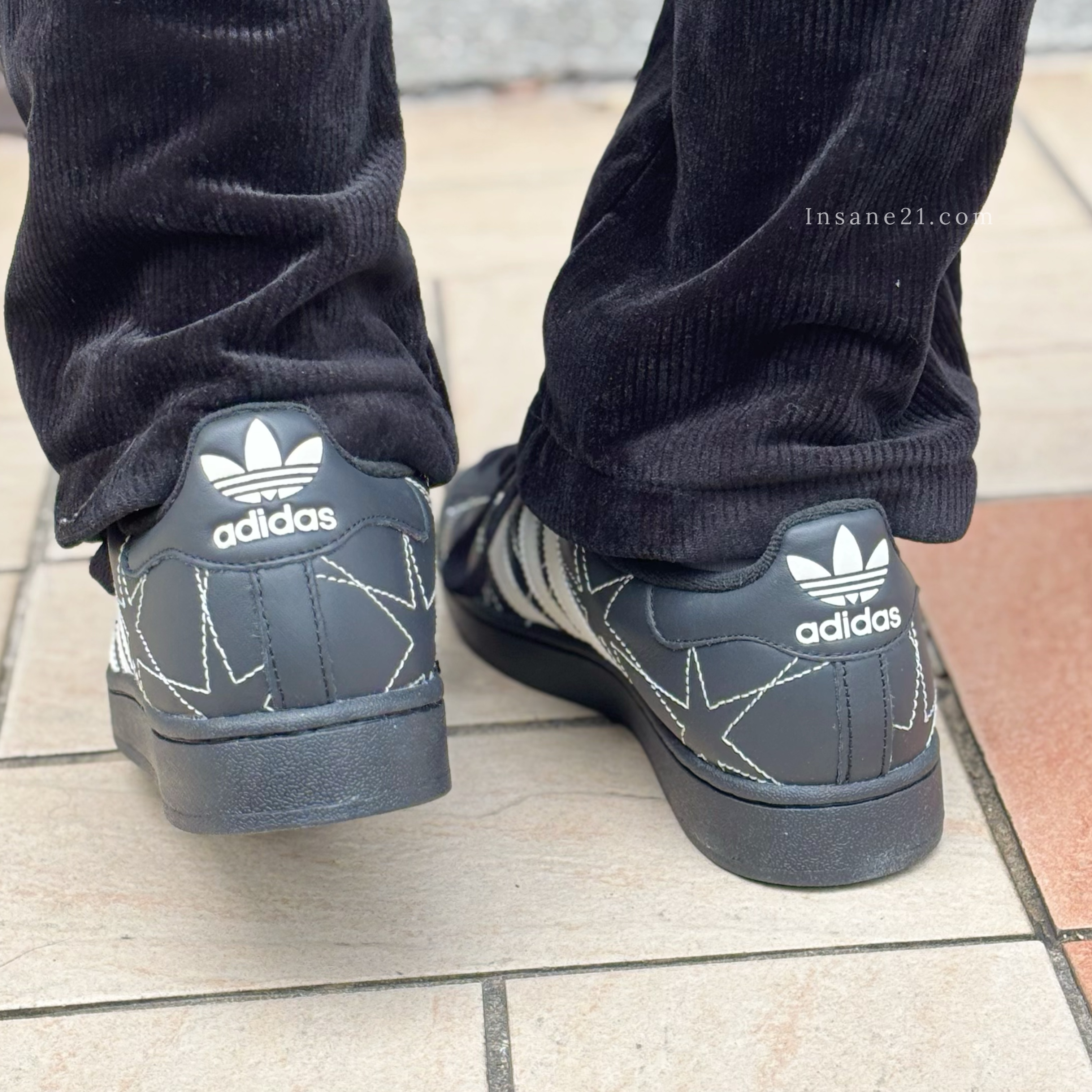 ADIDAS SUPERSTAR II 星星 貝殼鞋 黑 休閒 女鞋 IH4124