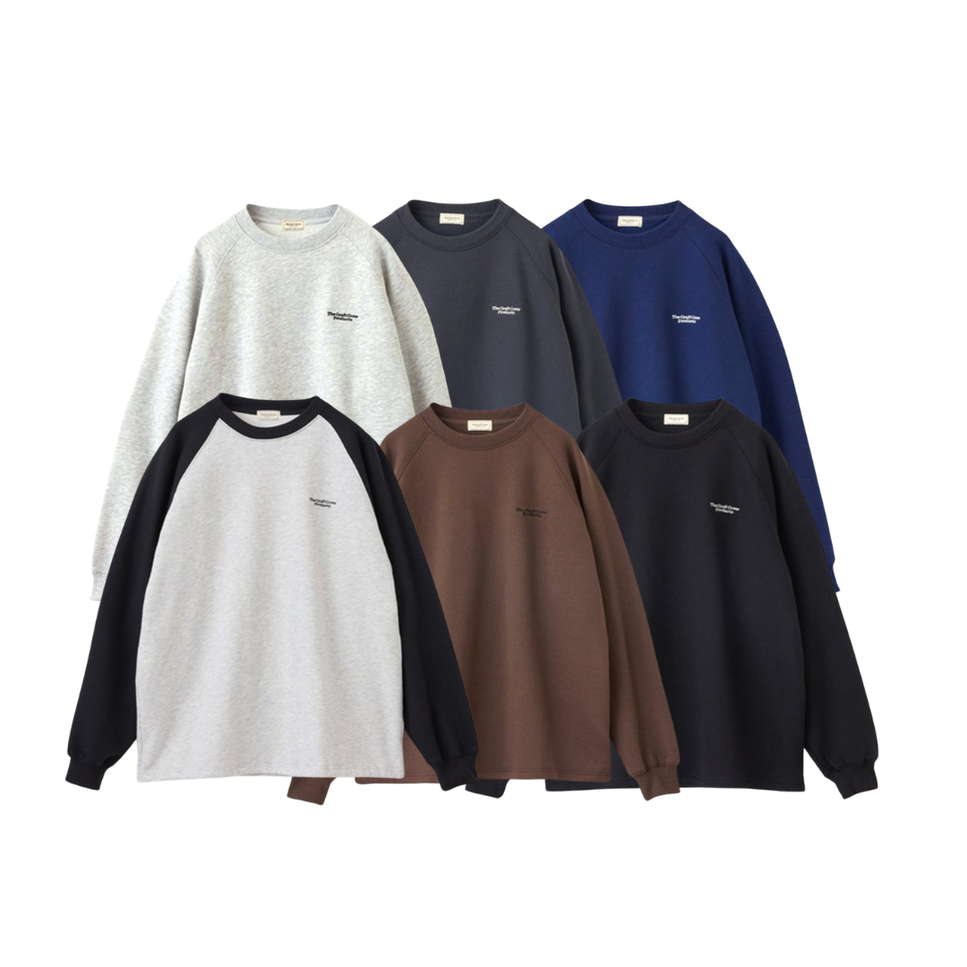 【代購】THE CRAFT CREW PRODUCTS 刺繡抓絨衛衣 6色