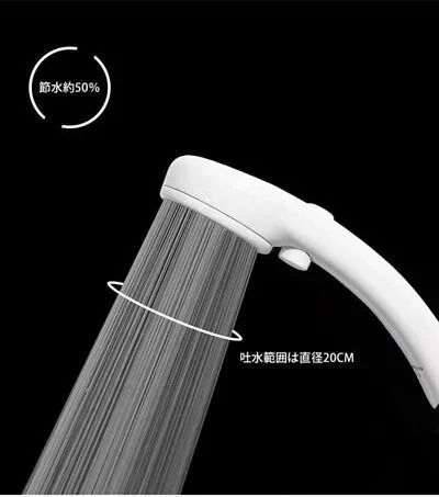 (6784) 日本製 Hasemoto 增壓節水花灑蓮蓬頭【3色可選】