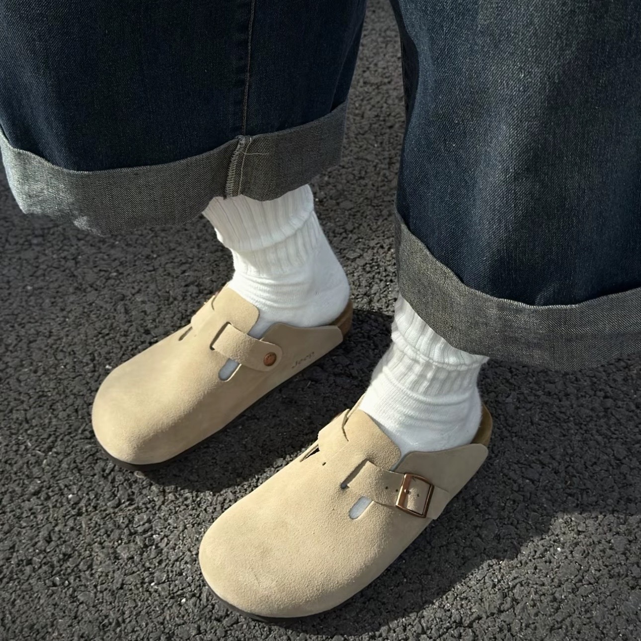 JEEP 勃肯鞋 包頭拖鞋 懶人鞋 男女同款 休閒 2026新款