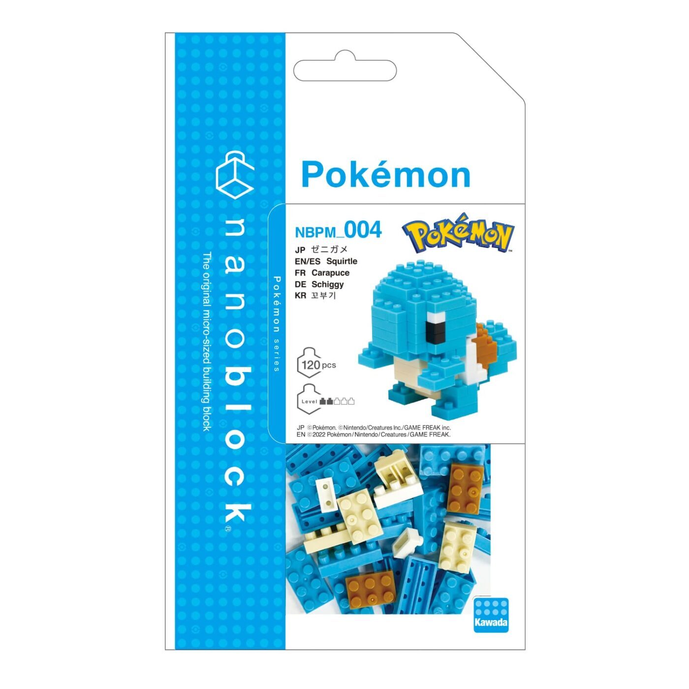 Nanoblock 迷你積木 NBPM_004 傑尼龜 寶可夢 神奇寶貝