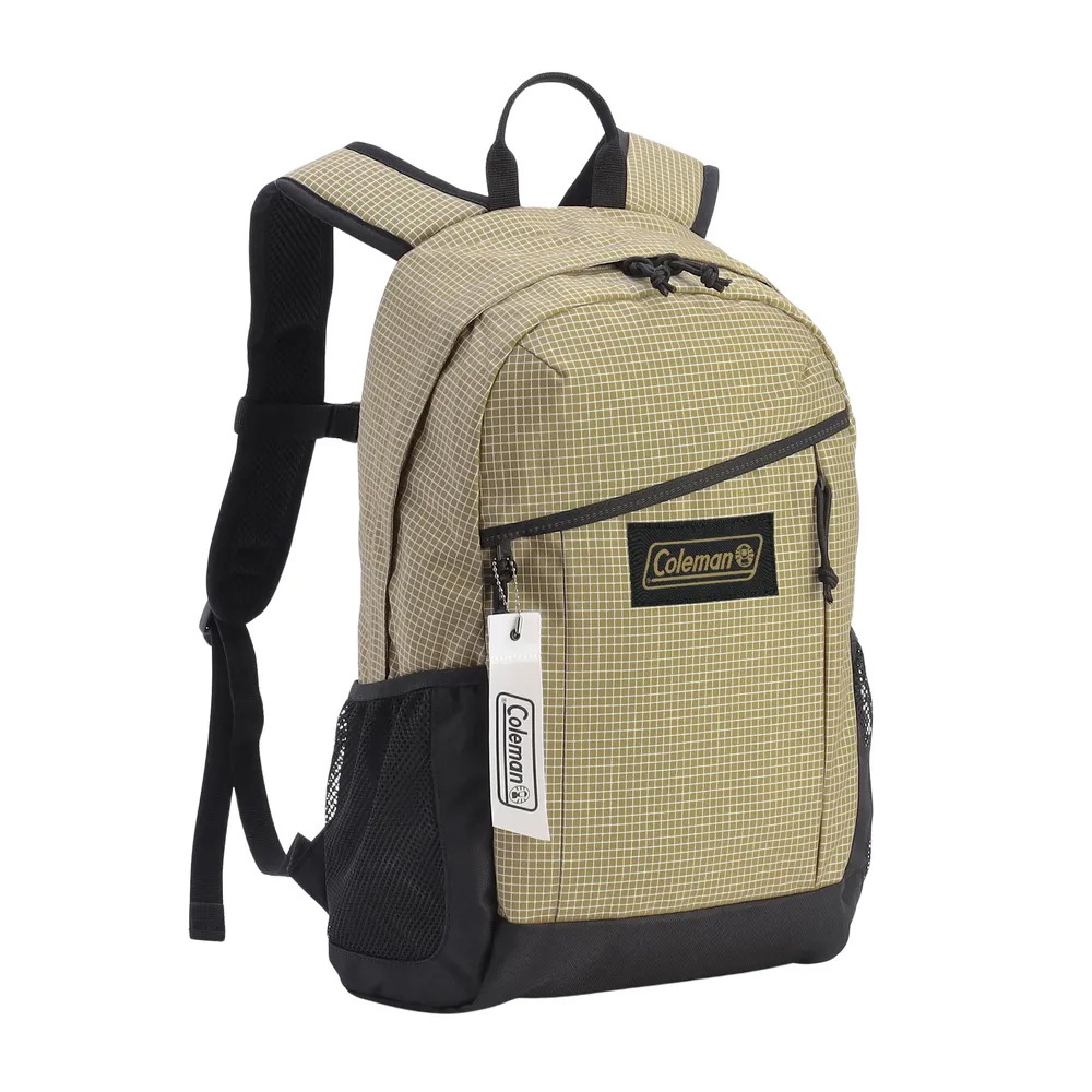 美國品牌Coleman 15L WALKER 背囊 -棕色方格 (28 x 41 x 17cm)-2235102