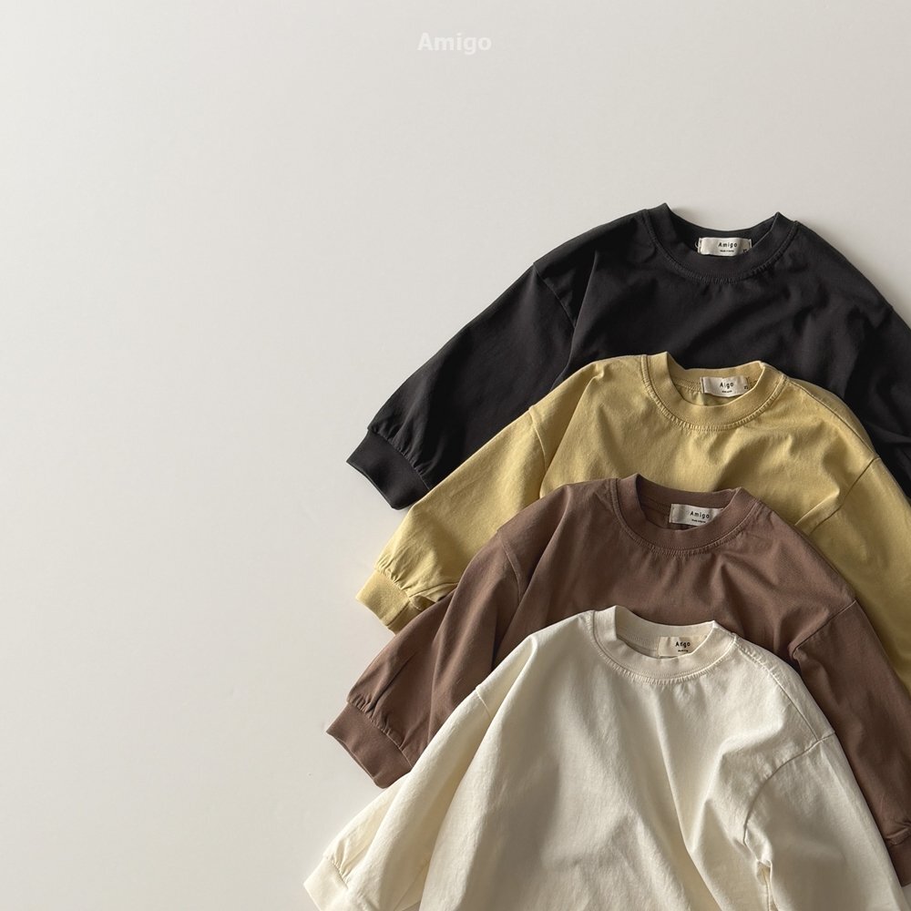 韓國🇰🇷Amigo 有機棉基本款上衣(XS-XL)