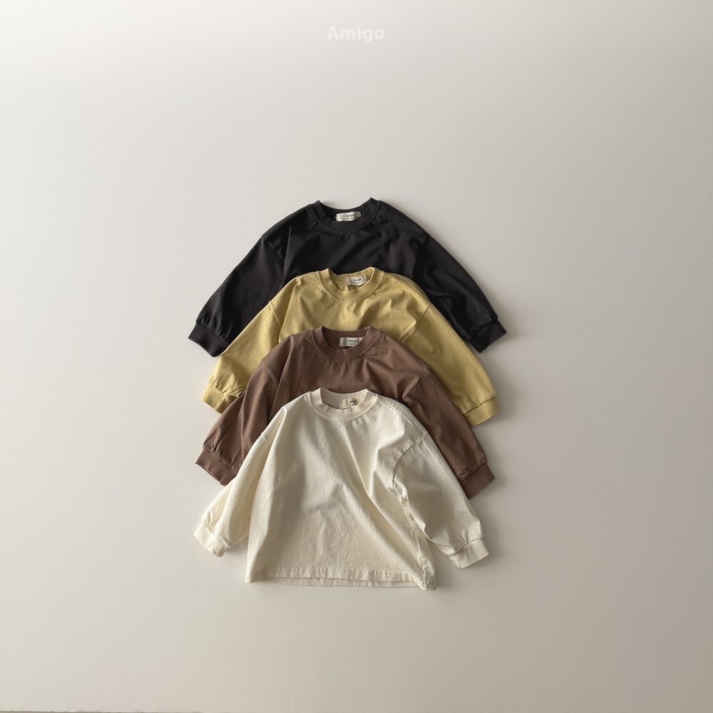 韓國🇰🇷Amigo 有機棉基本款上衣(XS-XL)