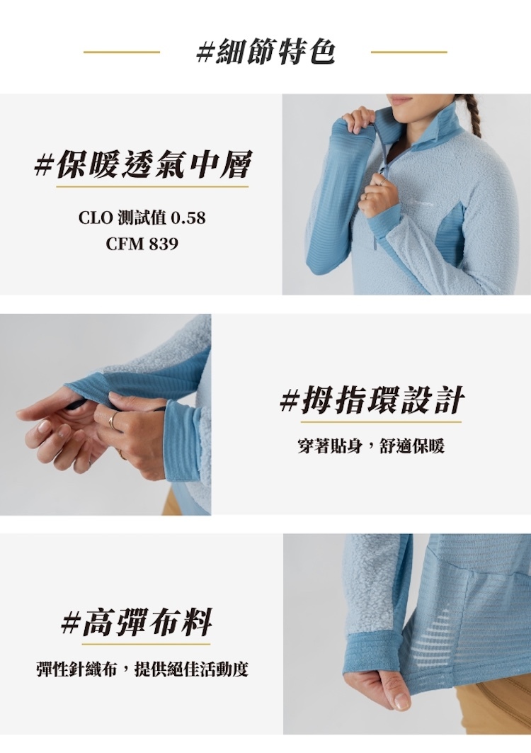 【TAKODA】Skan Primaloft® Evolve 保暖半開襟夾克