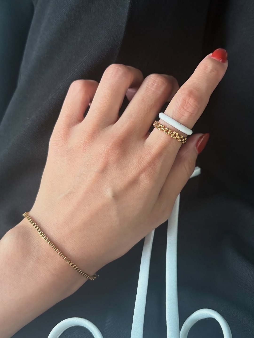 original enamel layered ring